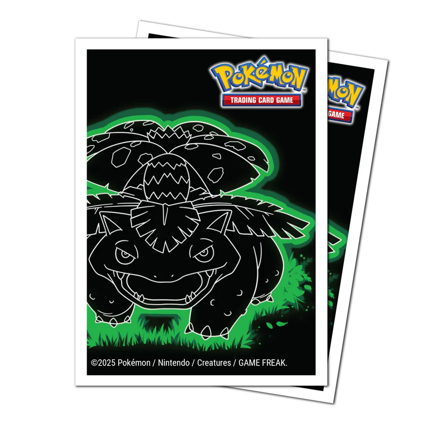 Neon Kanto 105ct APEX DECK PROTECTOR® Sleeves Venusaur for Pokémon