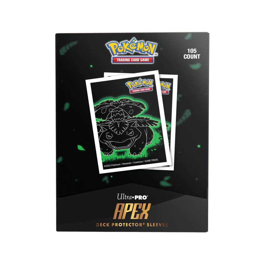 Neon Kanto 105ct APEX DECK PROTECTOR® Sleeves Venusaur for Pokémon