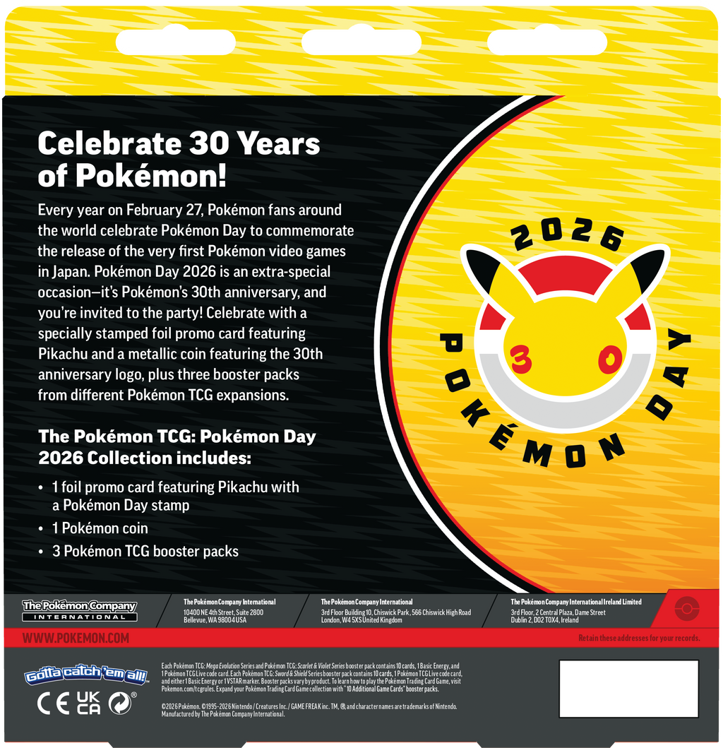 Pokemon Trading Card Game: Pokemon Day 2026 Collection