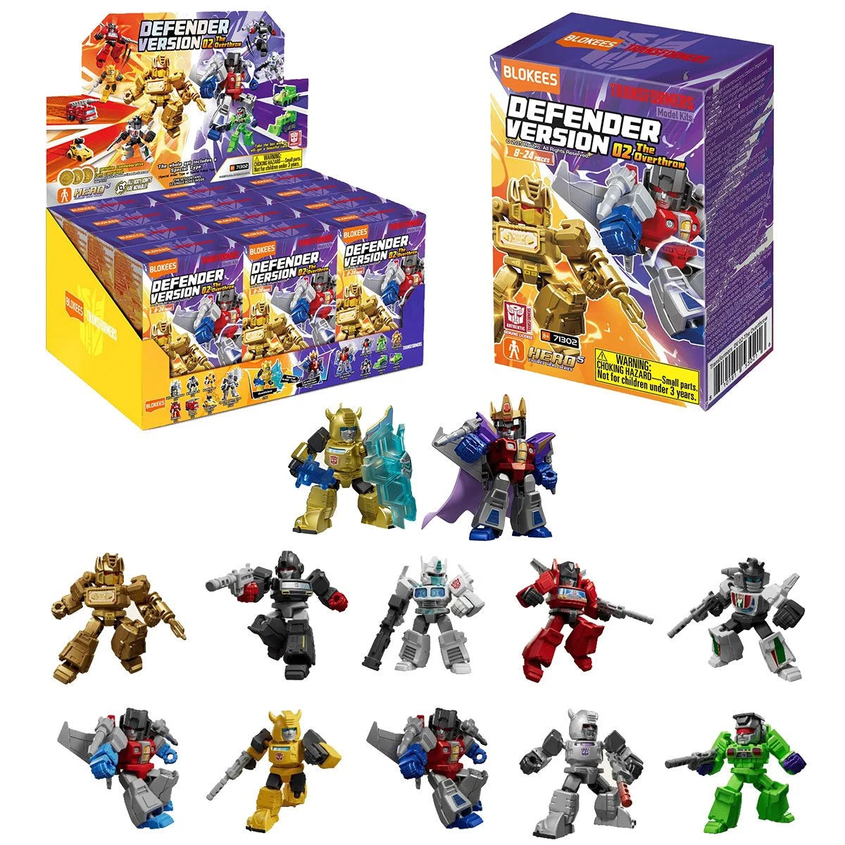 Transformers Defender Version 02 The Overthrow Blokees Mini Model Kit