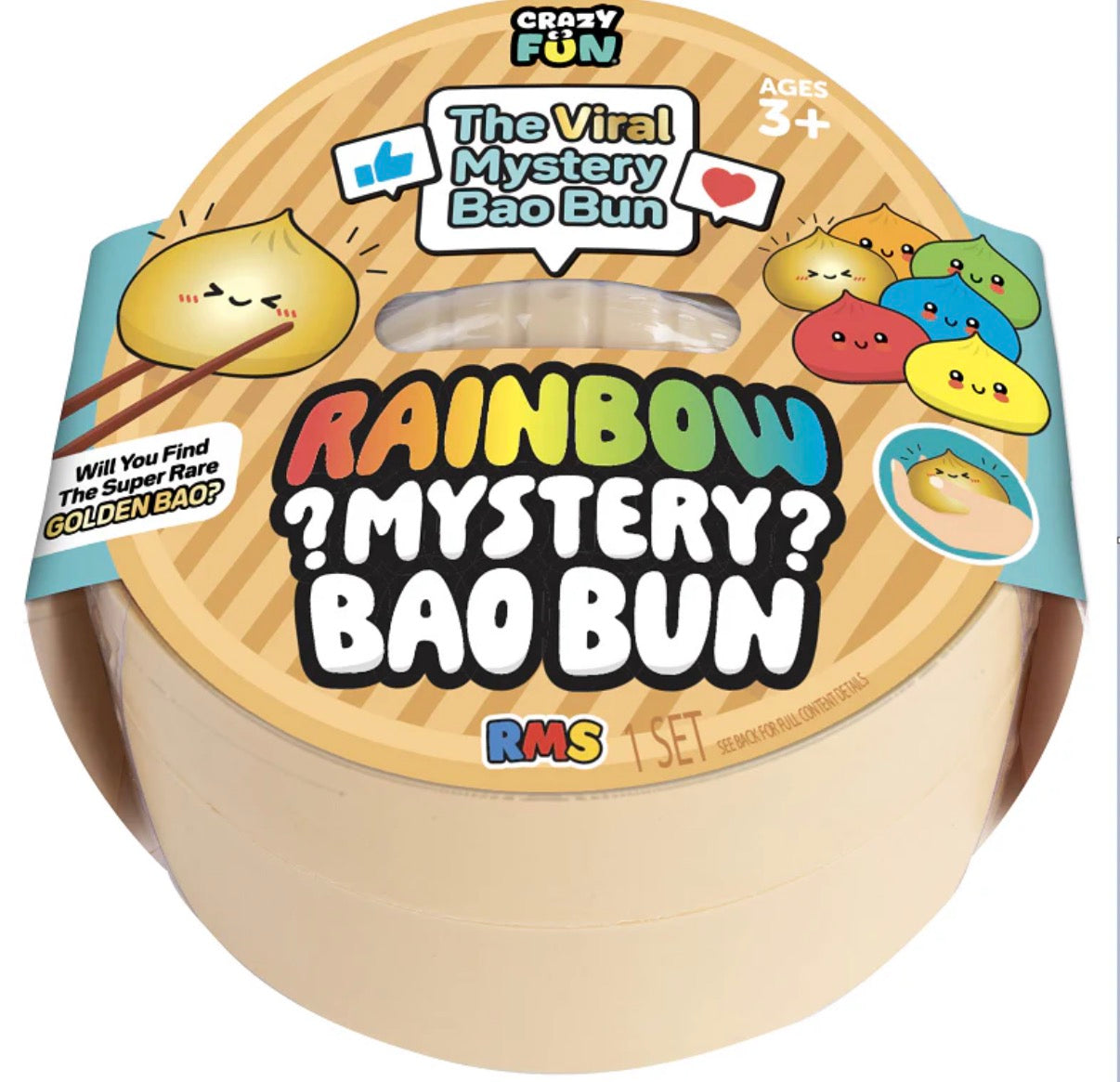 Dumpling Squishy Mystery Bun Fidget Toy