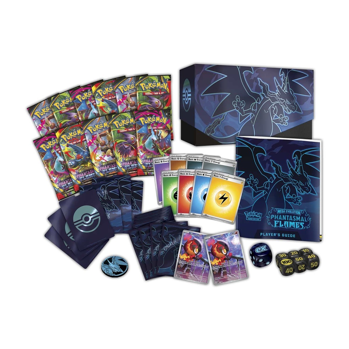 Pokemon TCG: Mega Evolution-Phantasmal Flames Pokemon Center Elite Trainer Box
