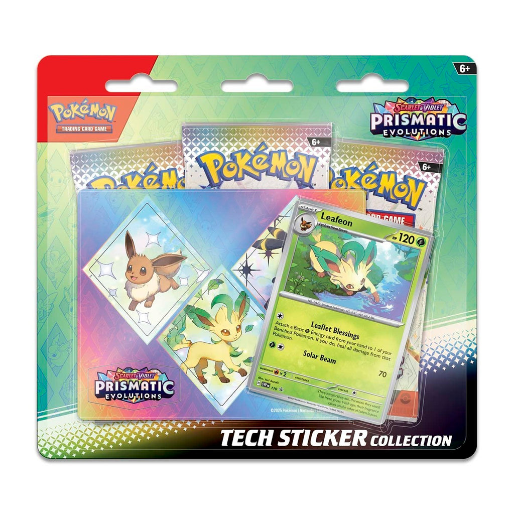 Pokemon TCG: Scarlet & Violet-Prismatic Evolutions Tech Sticker Collection