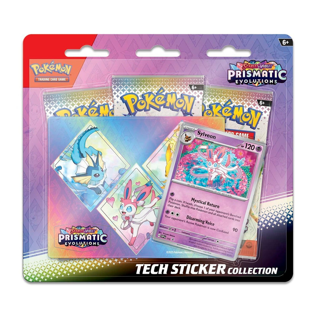 Pokemon TCG: Scarlet & Violet-Prismatic Evolutions Tech Sticker Collection