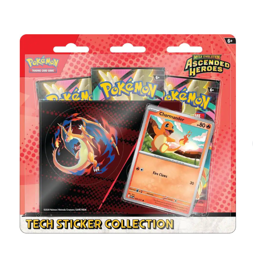 Pokemon Trading Card Game : Mega Evolution Ascended Heroes Tech Sticker Collection