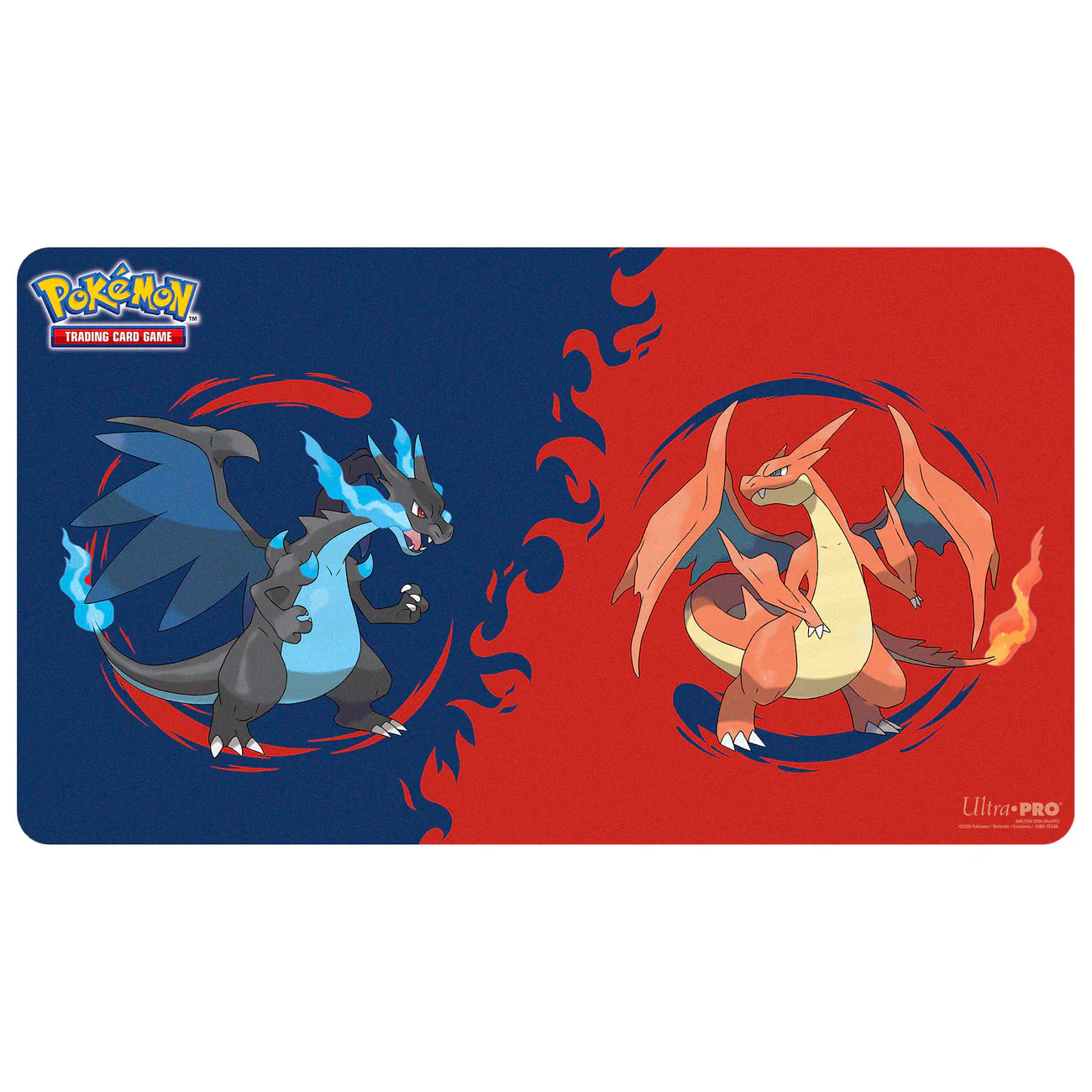 Ultra Pro Pokemon Stitched Playmat: Mega Charizard X and Y